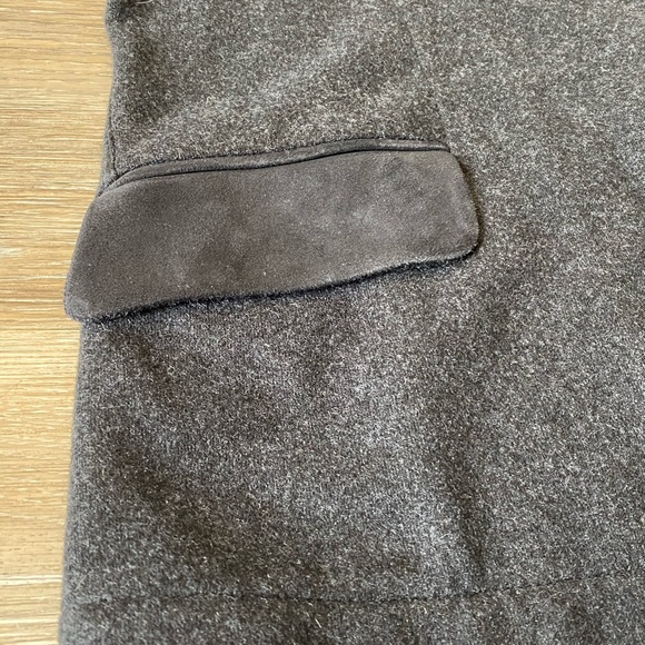 Loro Piana Custom Charcoal Gray Cardigan
